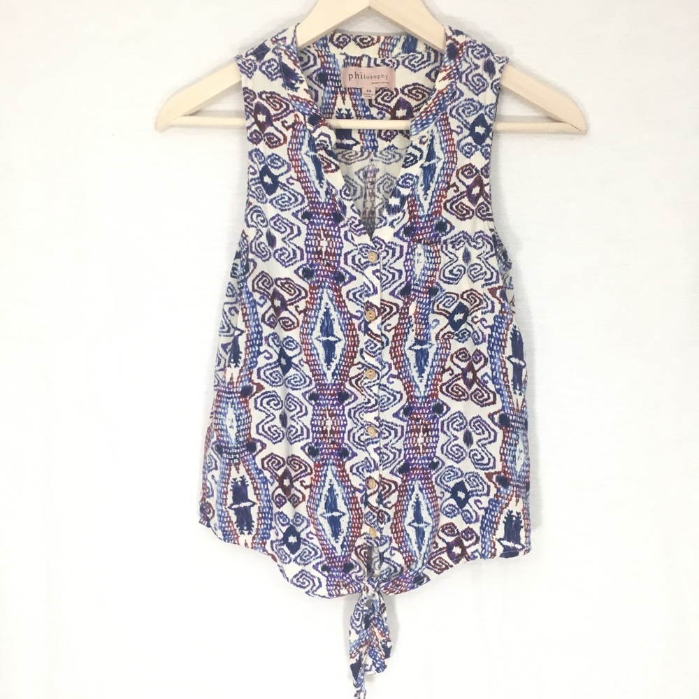 Philosophy women Tank Top Size XS